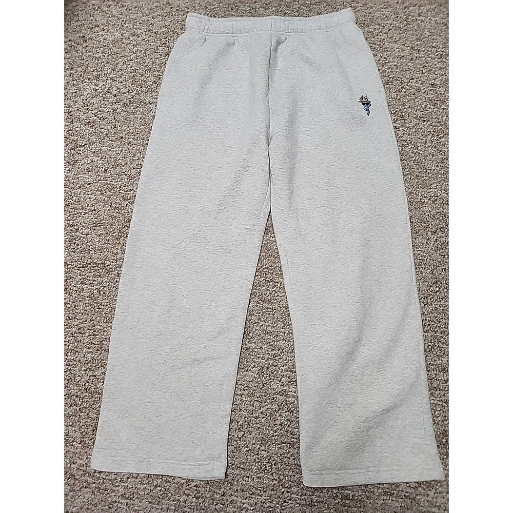 GOAT USA OG Sweatpants Mens XL White Gray Heathered Fleece‎ Straight Leg Pants